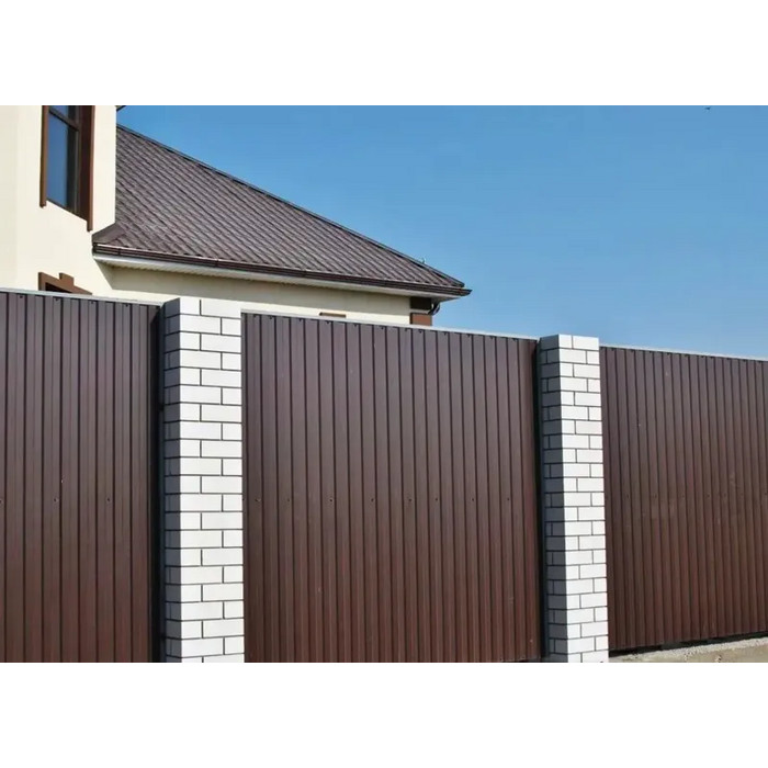 Профлист Металл Профиль МП-10 0,5 ECOSTEEL® матовый Бразильская Вишня