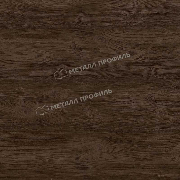 Планка карнизная 100х69х2000 (ECOSTEEL_MA-01-МореныйДуб-0.5)