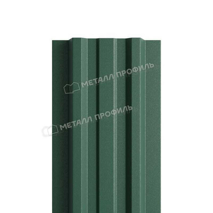 Штакетник Металл Профиль LАNE-T 0,45 VikingMP® RAL6005 Зеленый мох