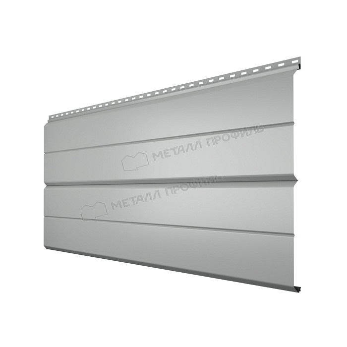 Сайдинг МЕТАЛЛ ПРОФИЛЬ Lбрус-XL-Н-14х335 (ПЭ-01-9006-0.45)