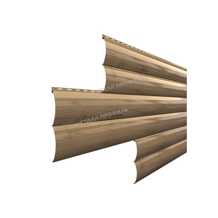 Сайдинг МЕТАЛЛ ПРОФИЛЬ Woodstock-28х330 (ECOSTEEL-01-Сосна-0.5)